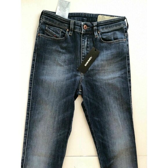 Diesel Womens Blue Skinzee  Slim Skinny  W25 L30 - Picture 10 of 12